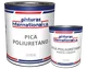Esmalte Poliuretano de Alto desempeño para Pisos Industriales Interiores y Exteriores Pica Azul Ral-5015 + Agente Curante 1 Galón